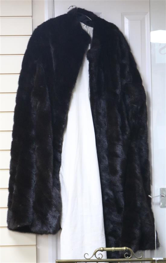 A mink cape